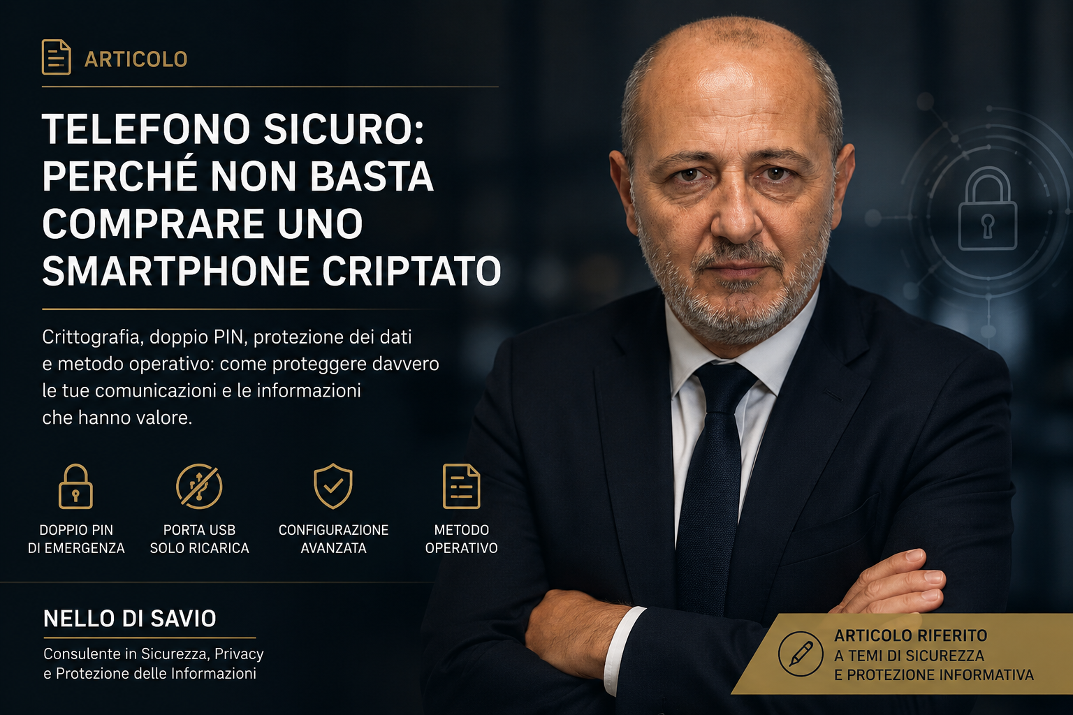 Telefono sicuro: perché non basta comprare uno smartphone criptato