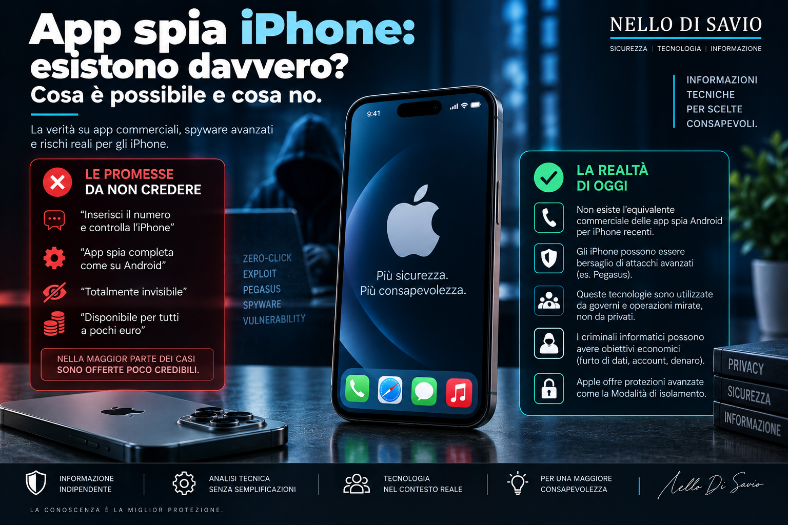 App spia iPhone: esistono davvero? Cosa è possibile e cosa no